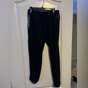 Polo pajama pants black